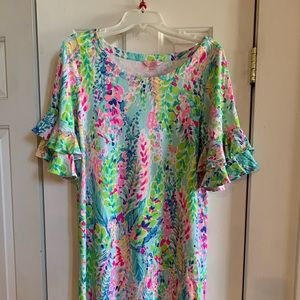 Lilly Pulitzer Knit Ruffle Dress
